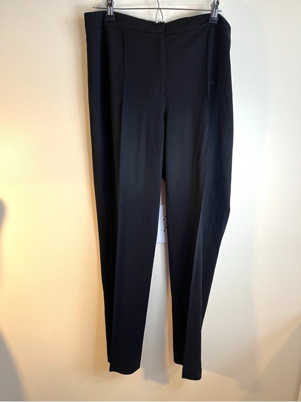 Escada Women’s Black Dress Pants Straight Leg High Rise Quiet Luxury Size Large